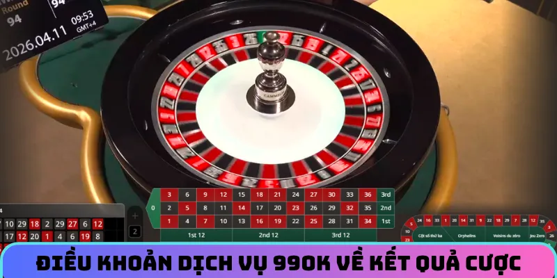 Điều khoản dịch vụ 99OK về kết quả cược